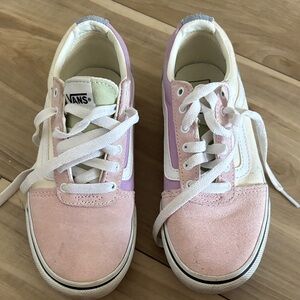 Vans Kids Sneakers in Pink and Cream